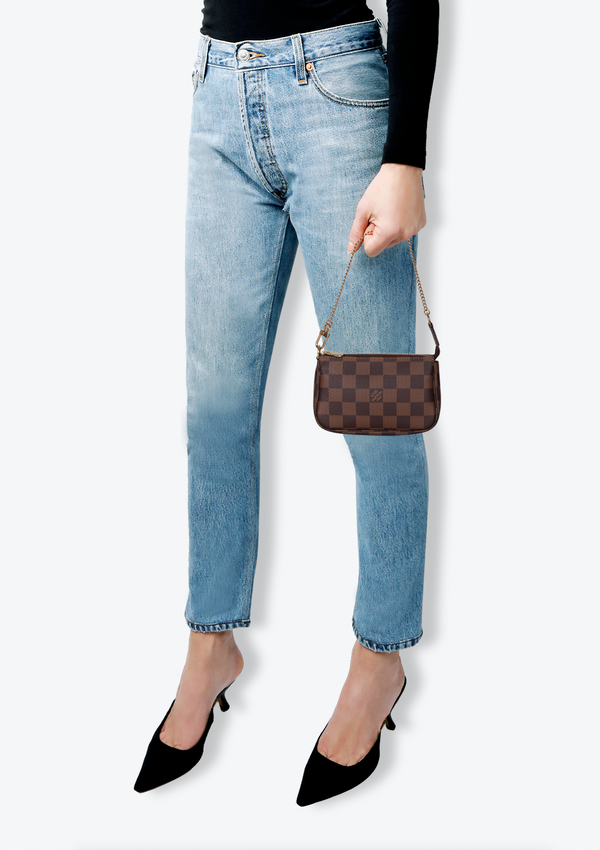 DAMIER ÉBÈNE MINI POCHETTE ACCESSOIRES
