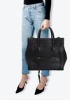 CROCODILE EMBOSSED MEDIUM LUGGAGE TOTE