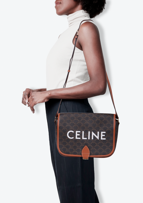TRIOMPHE CANVAS MESSENGER BAG