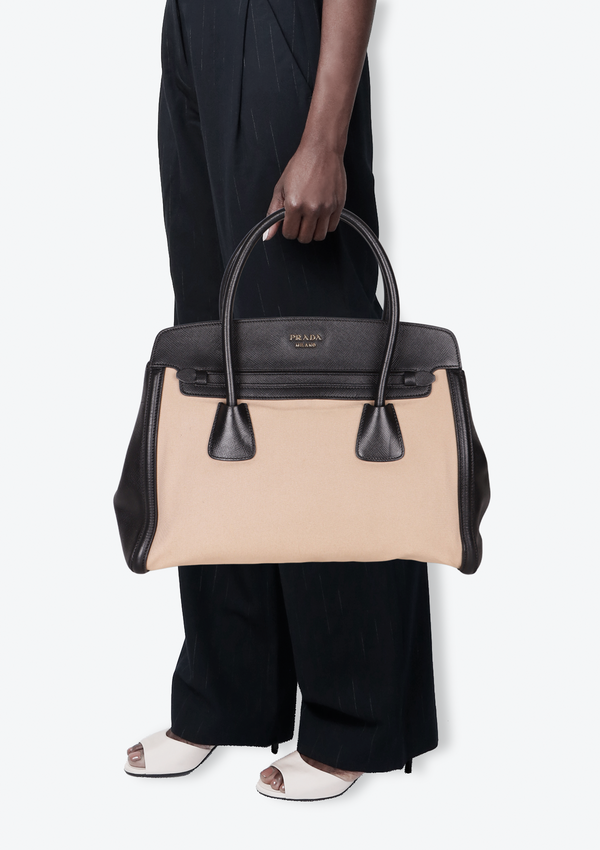 CUIR FRAME TOTE