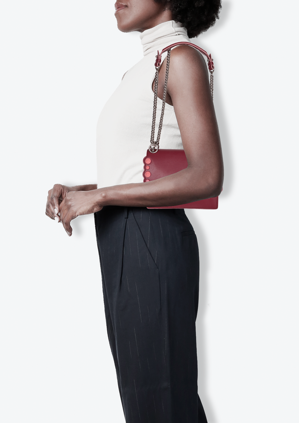 SCALLOPED SMALL KAN I BAG