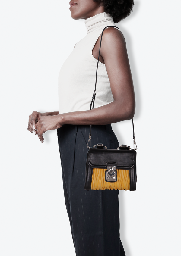 MATELASSÉ TOP HANDLE BAG