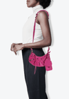 LE CAGOLE XS CROCODILE EMBOSSED