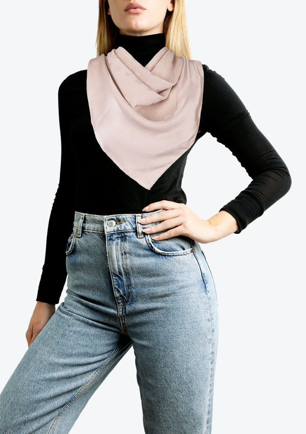 MONOGRAM SCARF