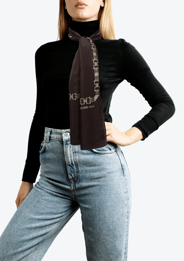 PRINTED SILK SCARF