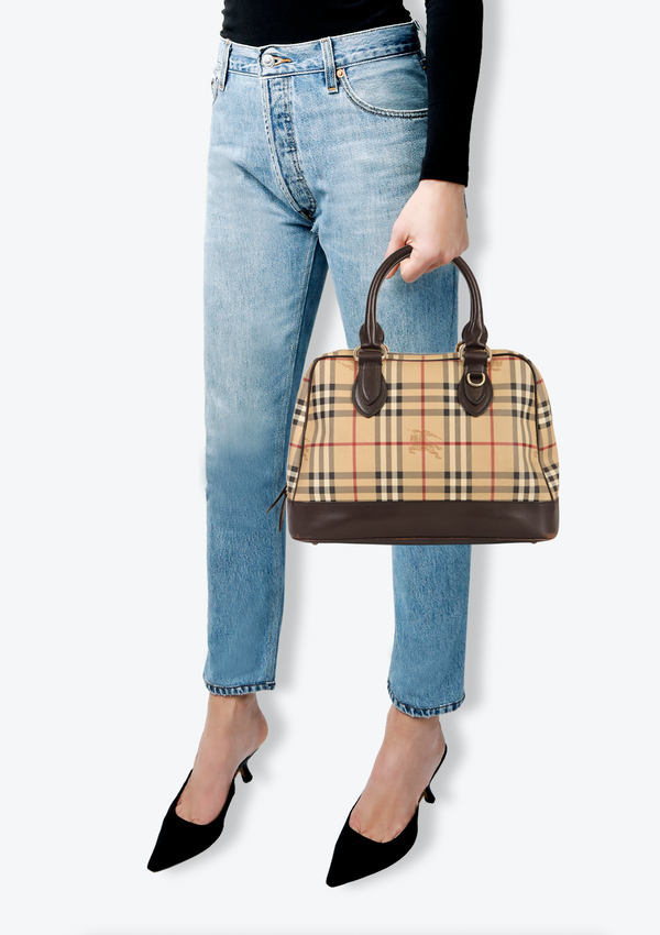 HAYMARKET CHECK BOWLING BAG