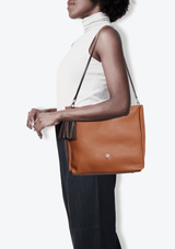 LEATHER SHOULDER BAG