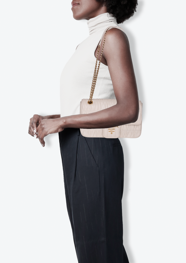 NAPPA GAUFRE SHOULDER BAG