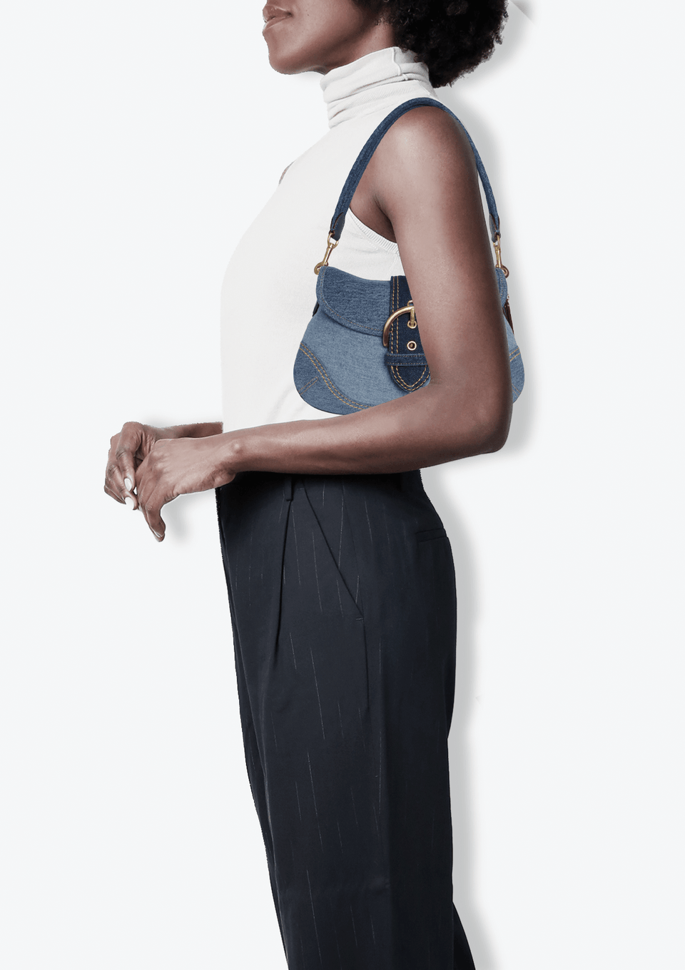 BOLSA COACH DENIM SOHO BAG AZUL ORIGINAL – Gringa