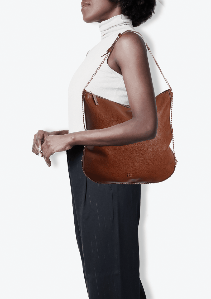 LEATHER SHOULDER BAG