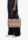 HAYMARKET CHECK TOTE