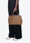 MEDIUM STITCHED GALLERIA DOUBLE ZIP TOTE