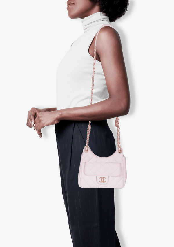 SMALL WAVY CC HOBO