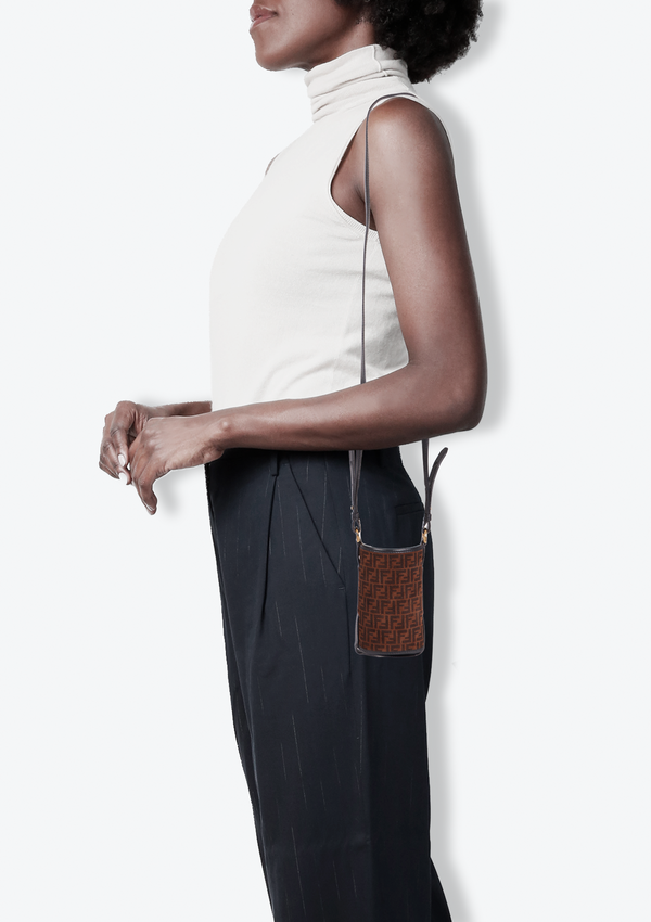 SUEDE FF BOTTLE HOLDER