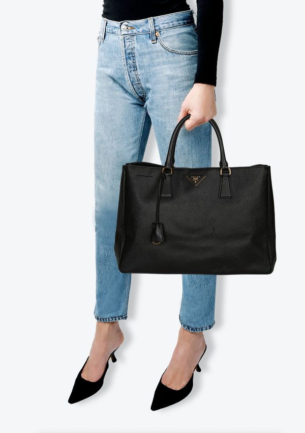 LARGE SAFFIANO LUX GALLERIA TOTE