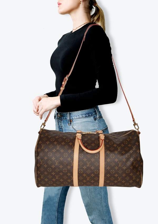 MONOGRAM KEEPALL 55 BANDOULIÉRE