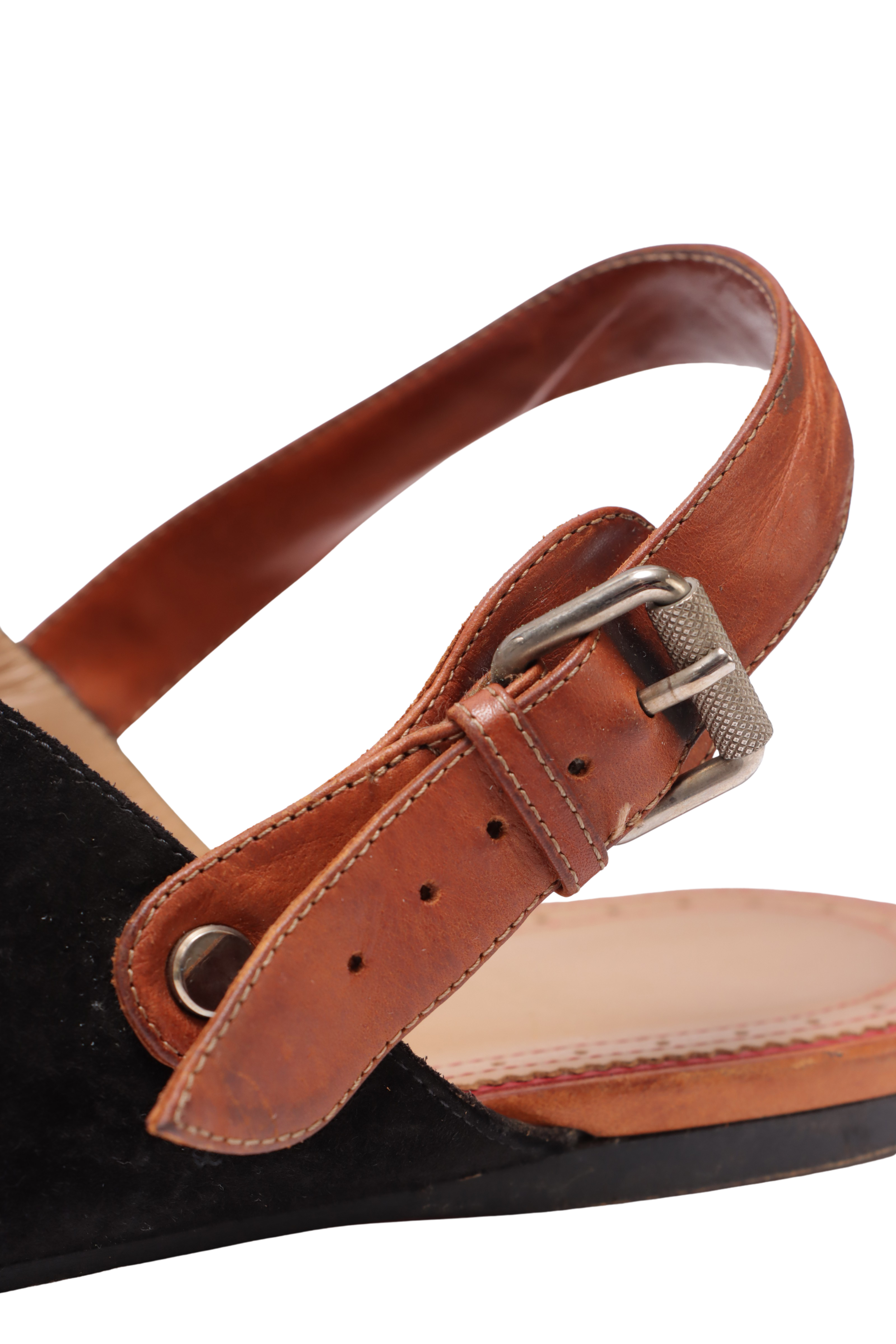 SUEDE MULES 40.5