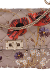 MEDIUM ROCKSTUD EMBELLISHED SPIKE FLAP BAG