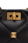 ROMAN STUD TOP HANDLE BAG
