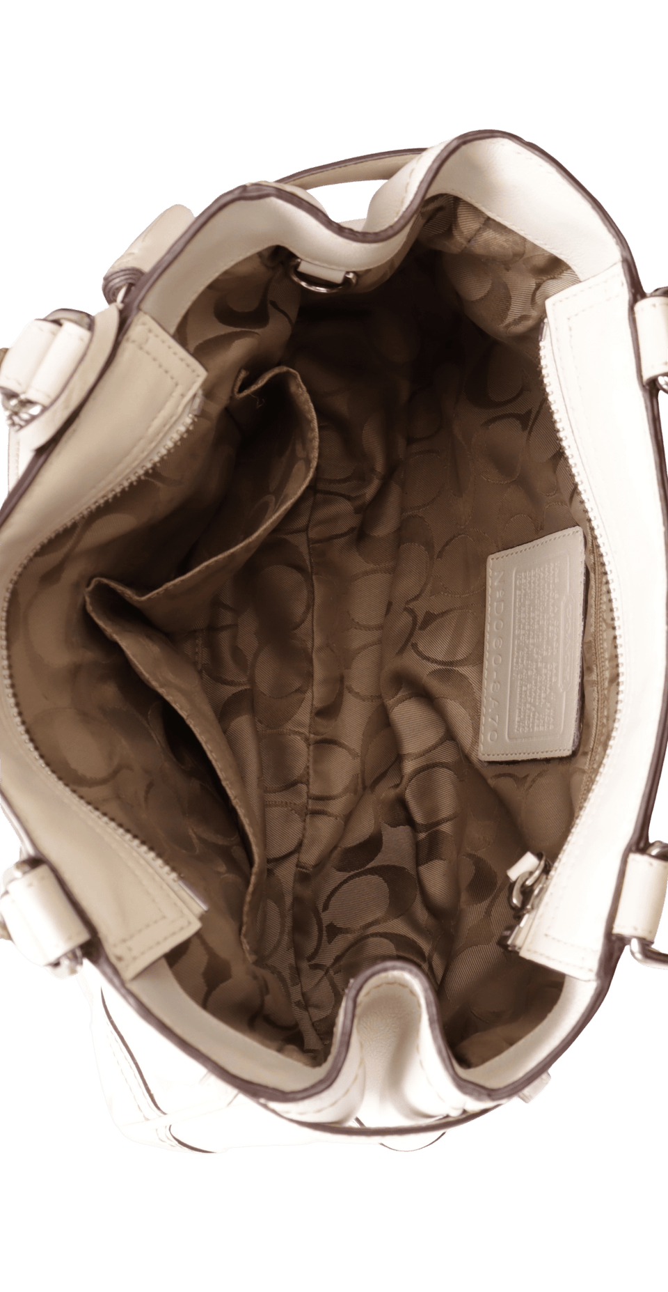 BOLSA COACH HAMPTONS BAG BRANCO ORIGINAL – Gringa