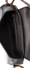 LEATHER SADDLE BAG