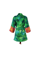 JUNGLE PRINT KIMONO ROBE M