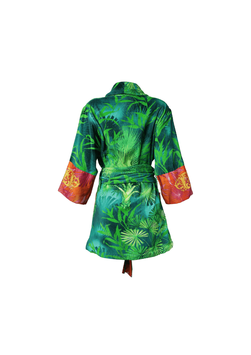 JUNGLE PRINT KIMONO ROBE M