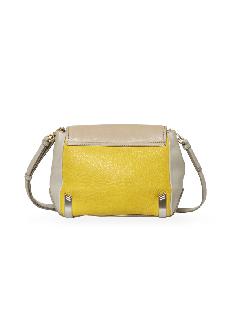 TRICOLOR LEATHER CROSSBODY BAG