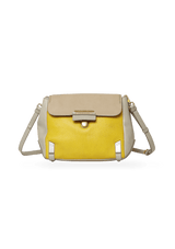 TRICOLOR LEATHER CROSSBODY BAG