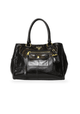 VITELLO SHINE LEATHER TOTE