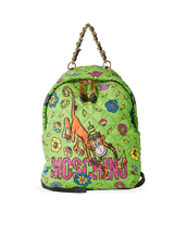 CROWNED MONKEY BACKPACK MOSCHINO VERDE ORIGINAL