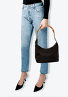 VINTAGE BAMBOO NYLON HOBO
