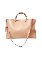 BAMBOO SHOPPER TOTE GUCCI BEGE ORIGINAL