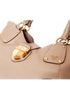 VITELLO DAINO PUSH LOCK TOTE