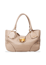 VITELLO DAINO PUSH LOCK TOTE