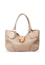 VITELLO DAINO PUSH LOCK TOTE