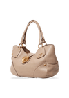 VITELLO DAINO PUSH LOCK TOTE