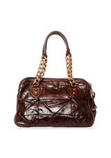 QUILTED LEATHER SHOULDER BAG