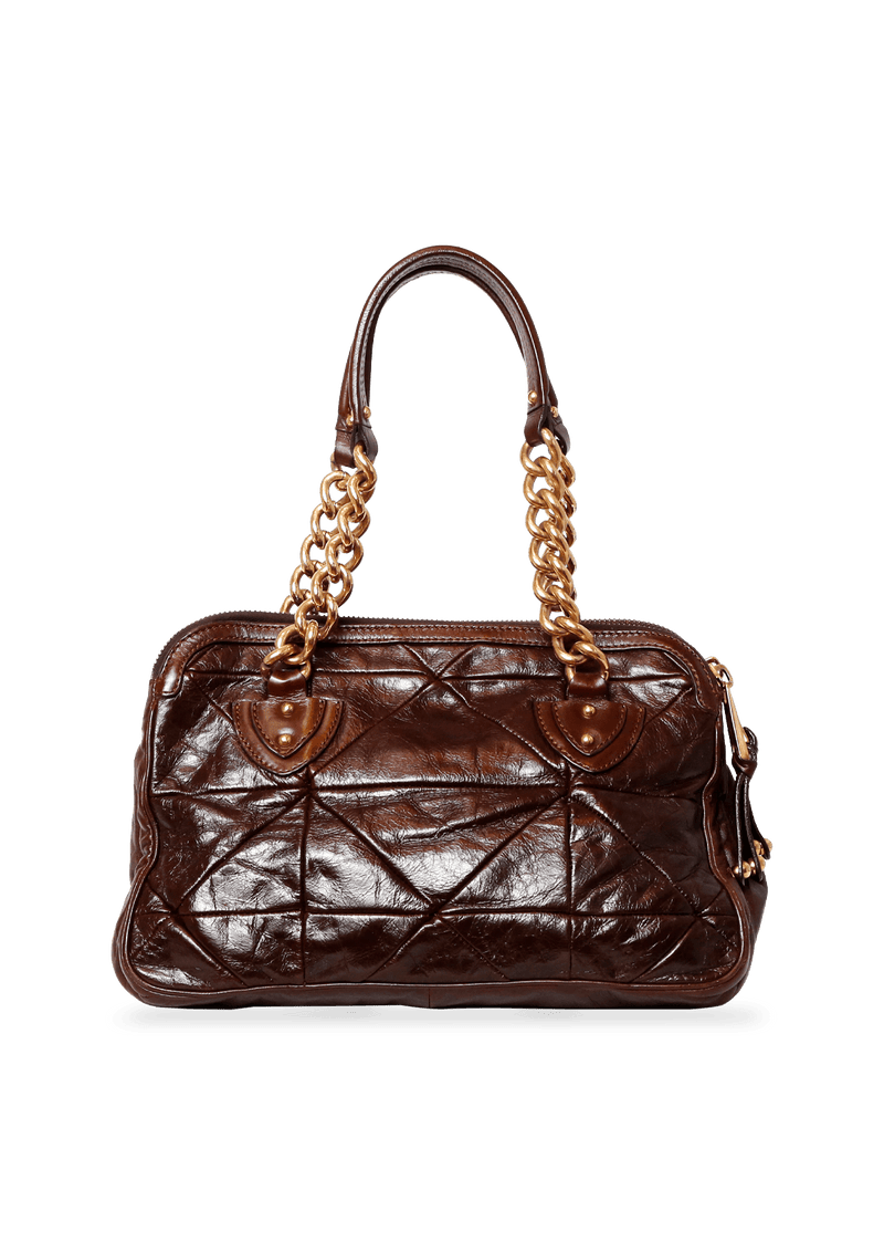 QUILTED LEATHER SHOULDER BAG