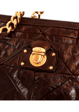 QUILTED LEATHER SHOULDER BAG