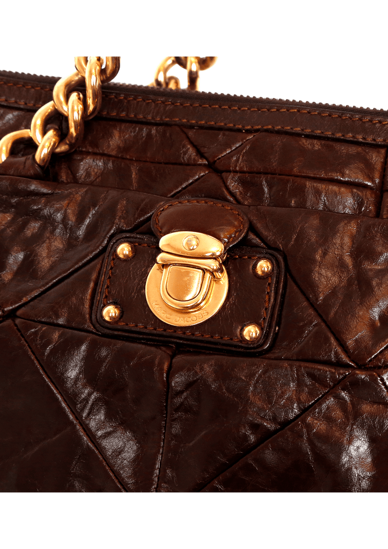 QUILTED LEATHER SHOULDER BAG