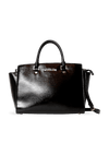 BOLSA LARGE SELMA SATCHEL BAG MICHAEL KORS PRETO ORIGINAL