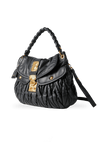 MATELASSÊ BLACK SATCHEL