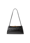 EMBOSSED LEATHER CLUTCH FURLA PRETO ORIGINAL