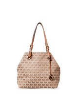 MONOGRAM TOTE BAG MICHAEL KORS MARROM ORIGINAL