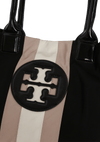 LEATHER TRIMMED LOGO TOTE