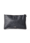 ROCKSTUD LEATHER POUCH