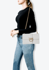 LOVE LEATHER CROSSBODY BAG