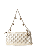 GG LEATHER KARUNG - TRIMMED POCHETTE