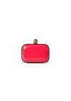 METALLIC SKULL BOX CLUTCH